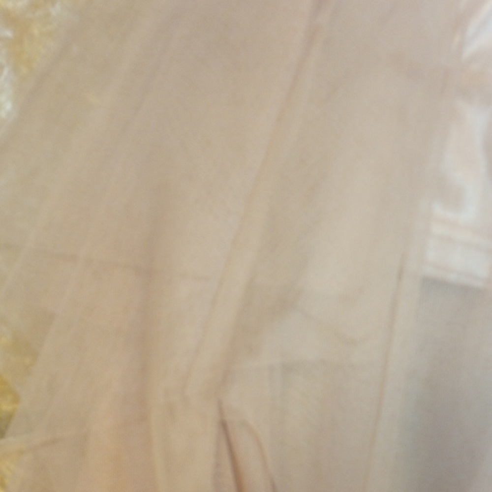 Girls Layered Tulle Skirt in Blush Pink with Elastic Waist - Picture 4 of 6